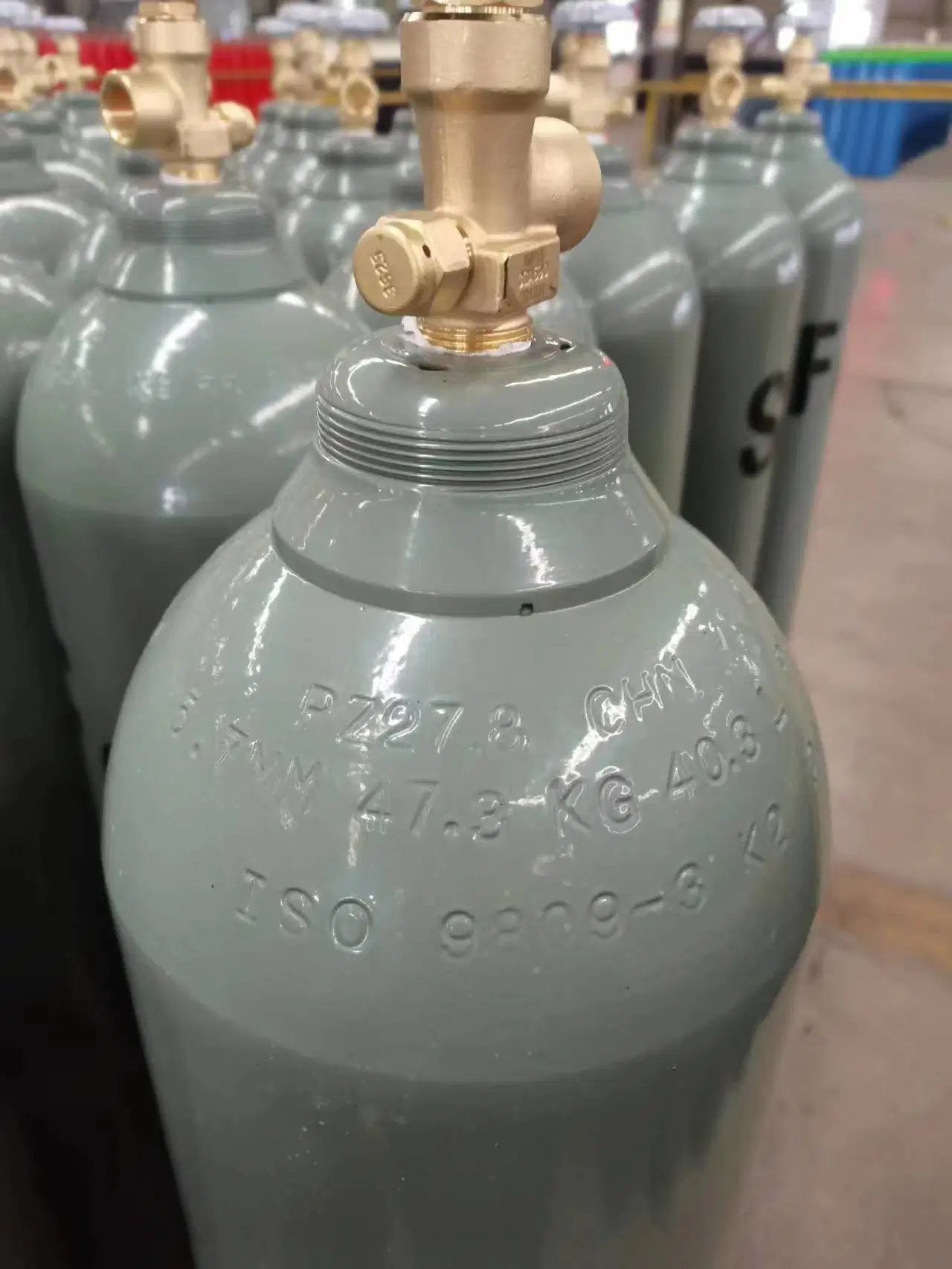 Portable 50kg Sf6 Gas Sulfur Hexafluoride Steel Cylinder