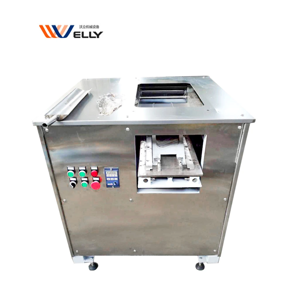 Stainless Steel Fish Fillet Cutting Machine / Salmon Fish Cutting Slicing Machine