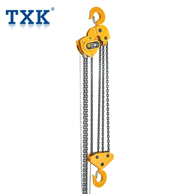 High Frequency Industrial Txk 10 Ton 5m Manual Chain Block