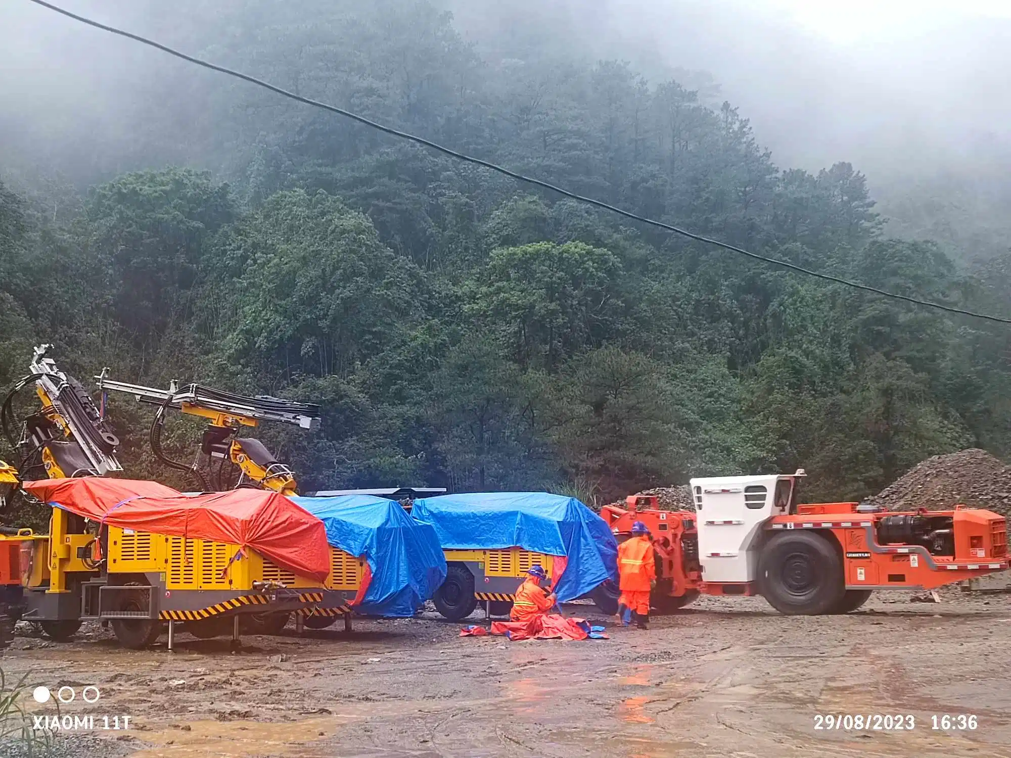 Maquinaria de Minería subterránea taladro hidráulico de fanhole