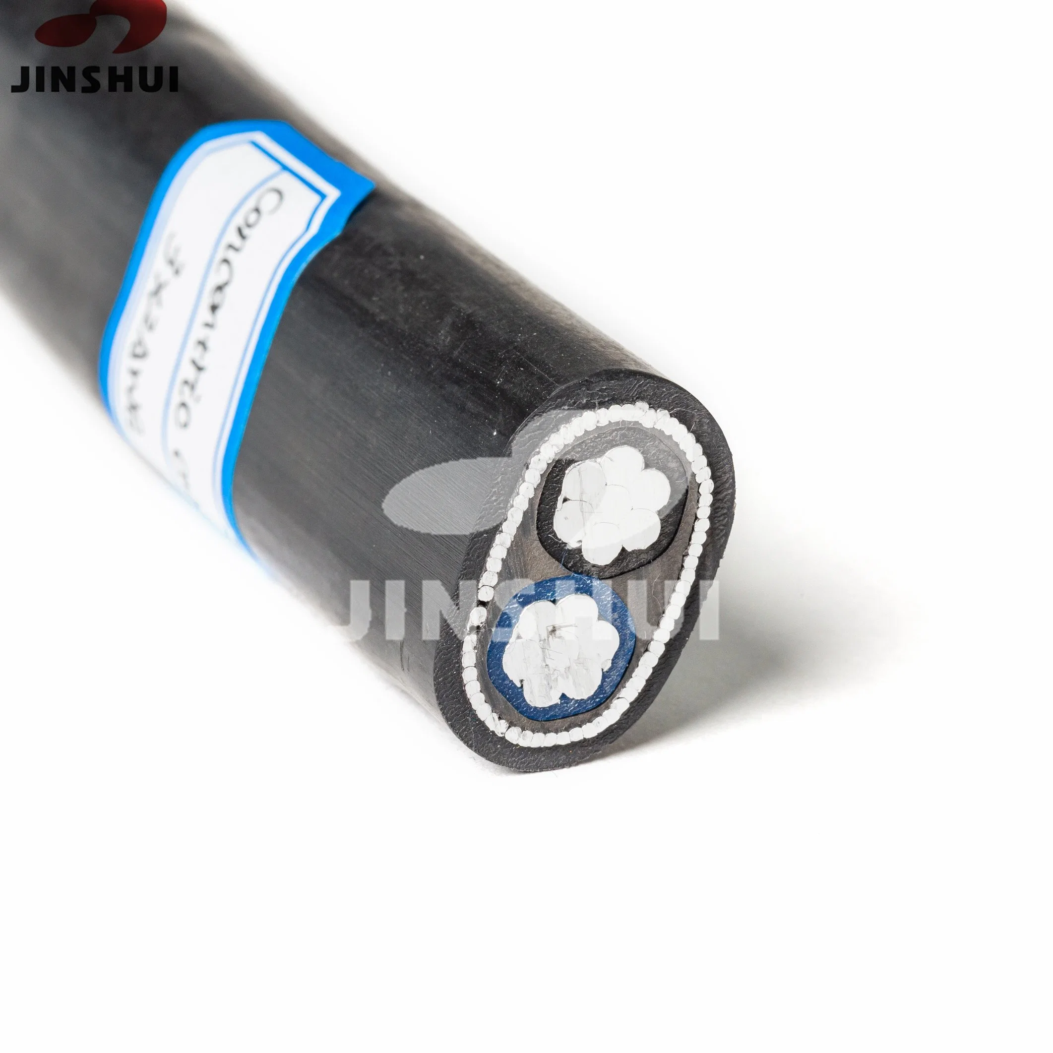 0.6/1kv 2X8 AWG XLPE/PVC Power Cable Aluminum Concentric Neutral Concentric Cable