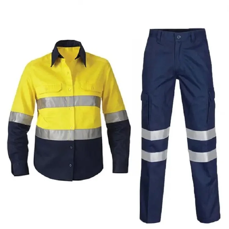 Top Best Quality Good Price Reflective Work Jacket and Pant High Visibility Workwear Uniform