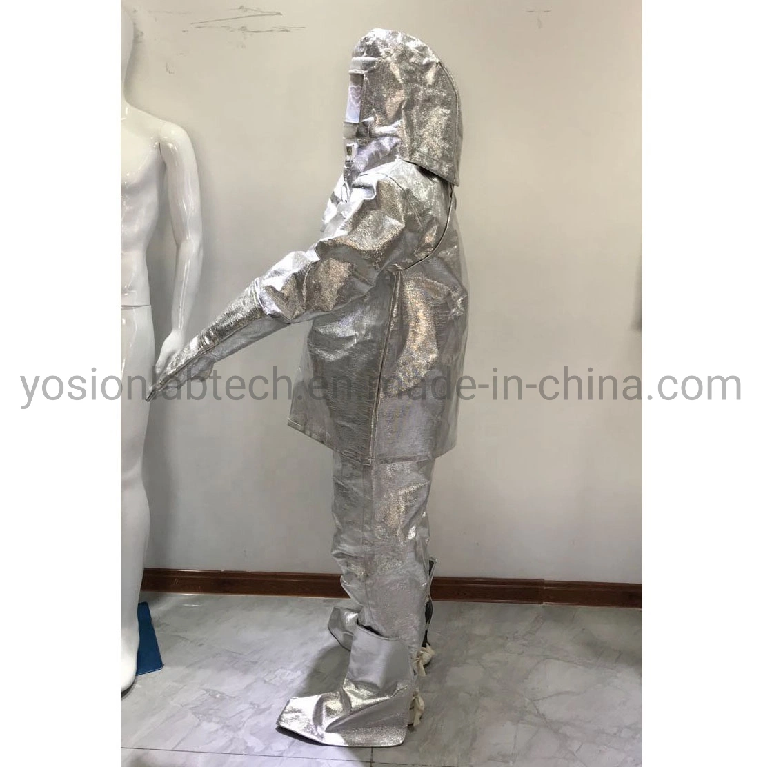 En Standard 1050 Degree Aluminized Fire Fighting Heat Resistant Fire Fighting Suit