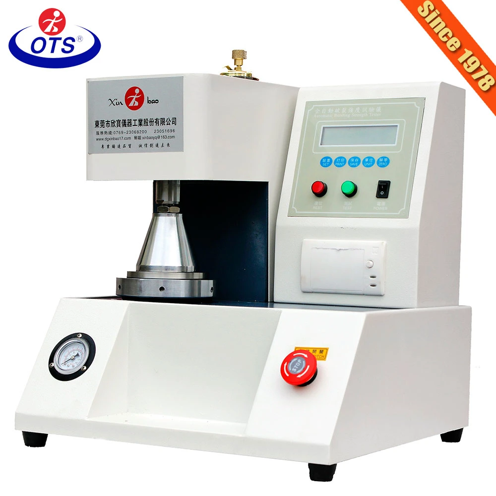 Electric Equipment Bursting Strength Tester for Paper Paperboard