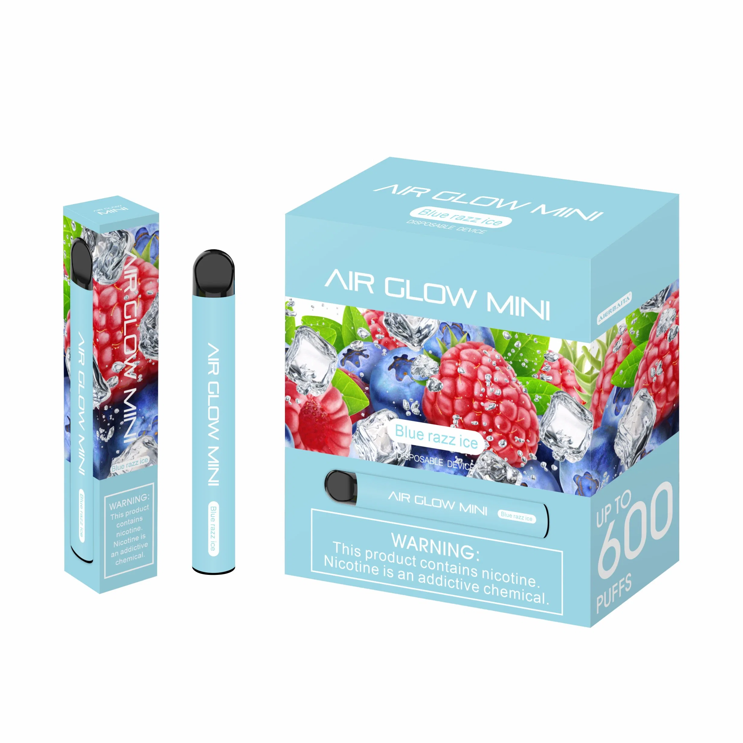 preço de fábrica venda quente OEM/Ar ODM Glow Mini 800 Baforadas Marca Original Vape descartáveis e CIG