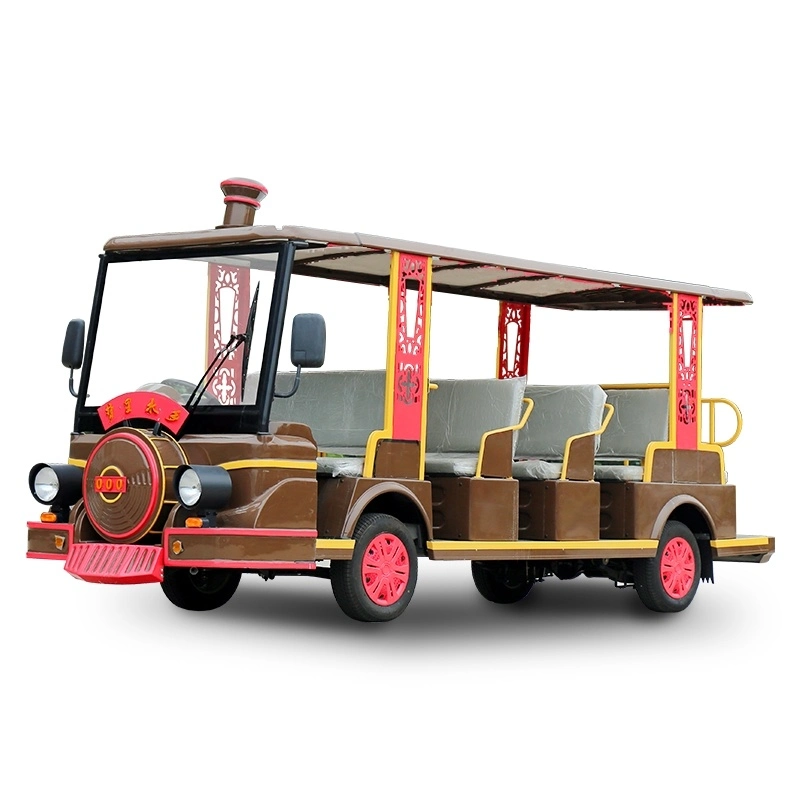 Personal Shuttle Bus Electric Mini Sightseeing Car Tourist Shuttle Car (DN-14B)