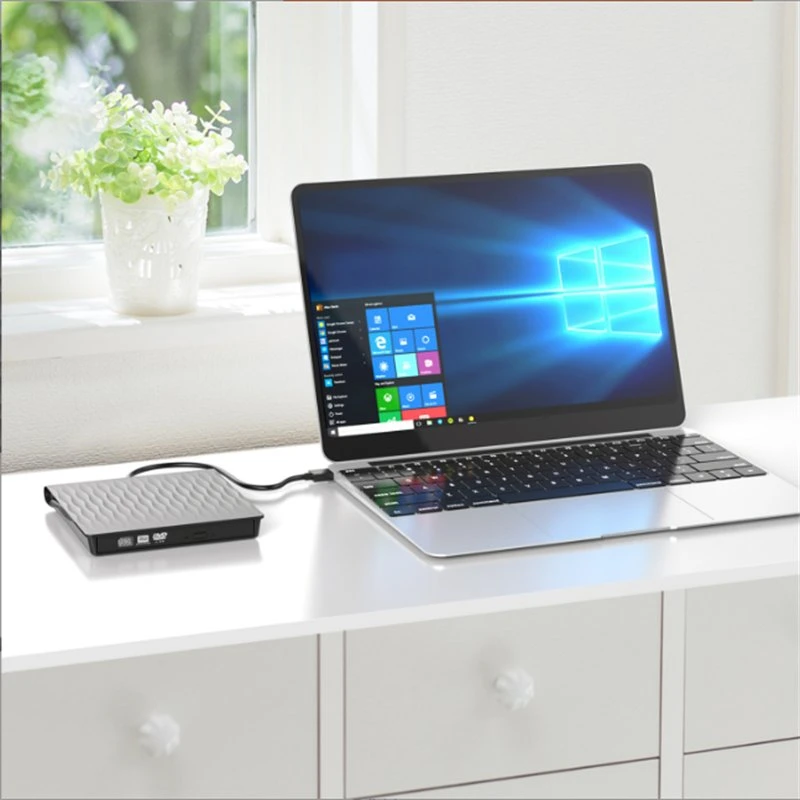 USB3.0 External DVD Burner Optical Drive Desktop/Laptop External Drive Type C Optical Drive