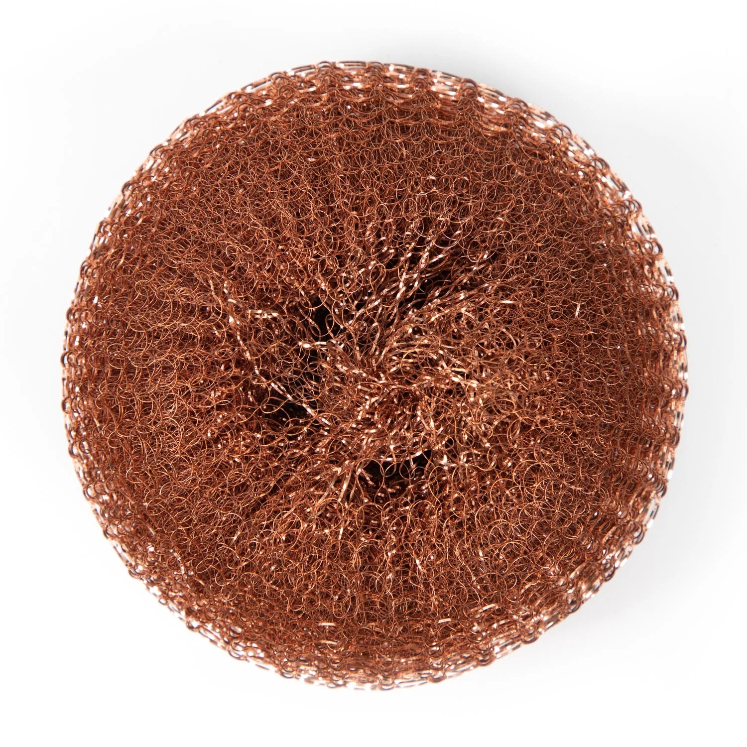 Copper Plated Stainless Steel Wire Pot Scourer Cleaning Ball