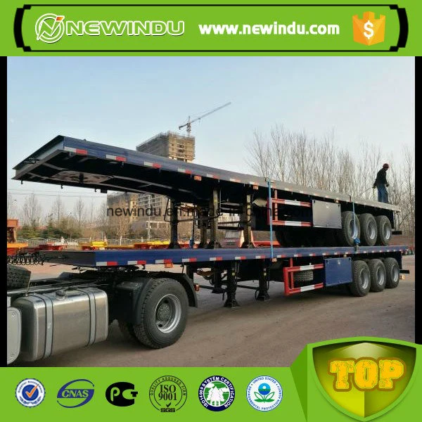 Multifunctional Chinese 3 Axles 60 Ton Low Bed