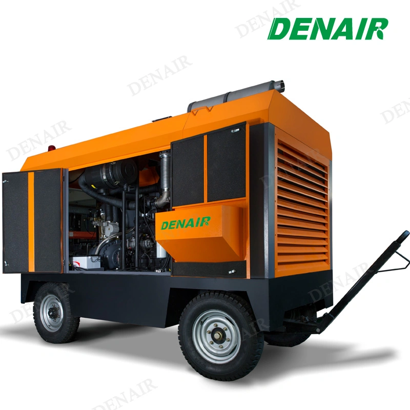 Similar Atlas Copco Trailer Mounted Portable Diesel Screw Air Compressor For Drilling