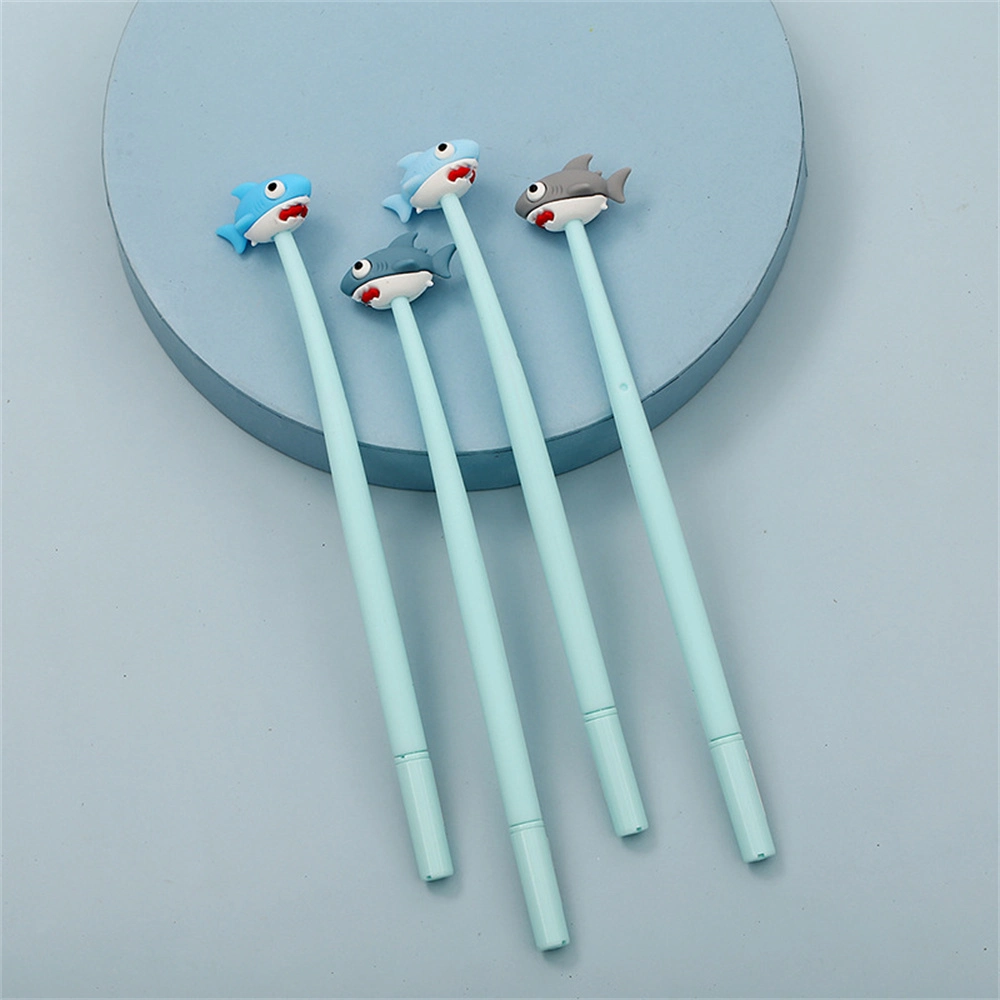 Stylo-gel neutre en silicone avec motif de dessin animé très populaire pour cadeau promotionnel.