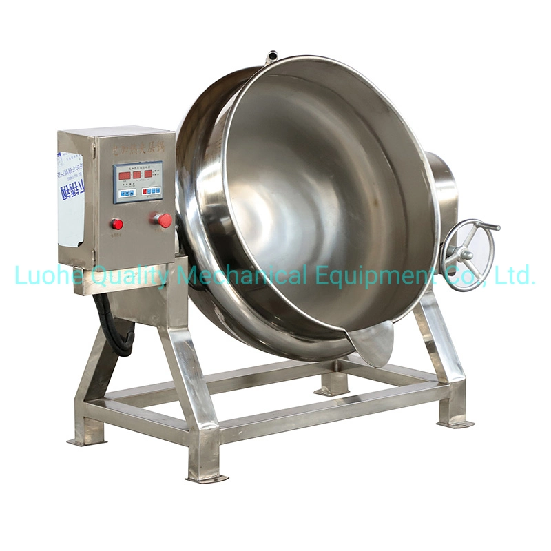 100L -500 L Liter Steam Jacketed Cooking Kettle Industrial Cooking Boiler for Cooking Jam