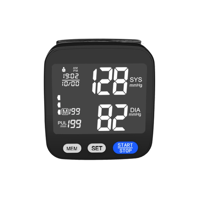 New Promotion Customized Available Professional Certification Wrist Sphygmomanometer OEM Accurate Smart Healthcare Bp Machine Digital a Blood Pressure Monitor