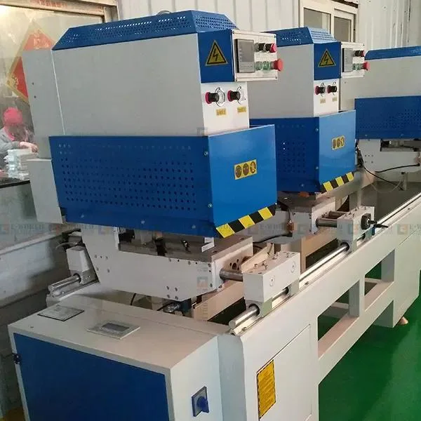 High-End Product Pneumatic Drive PVC Double Side Three Head Seamless Welding Machine