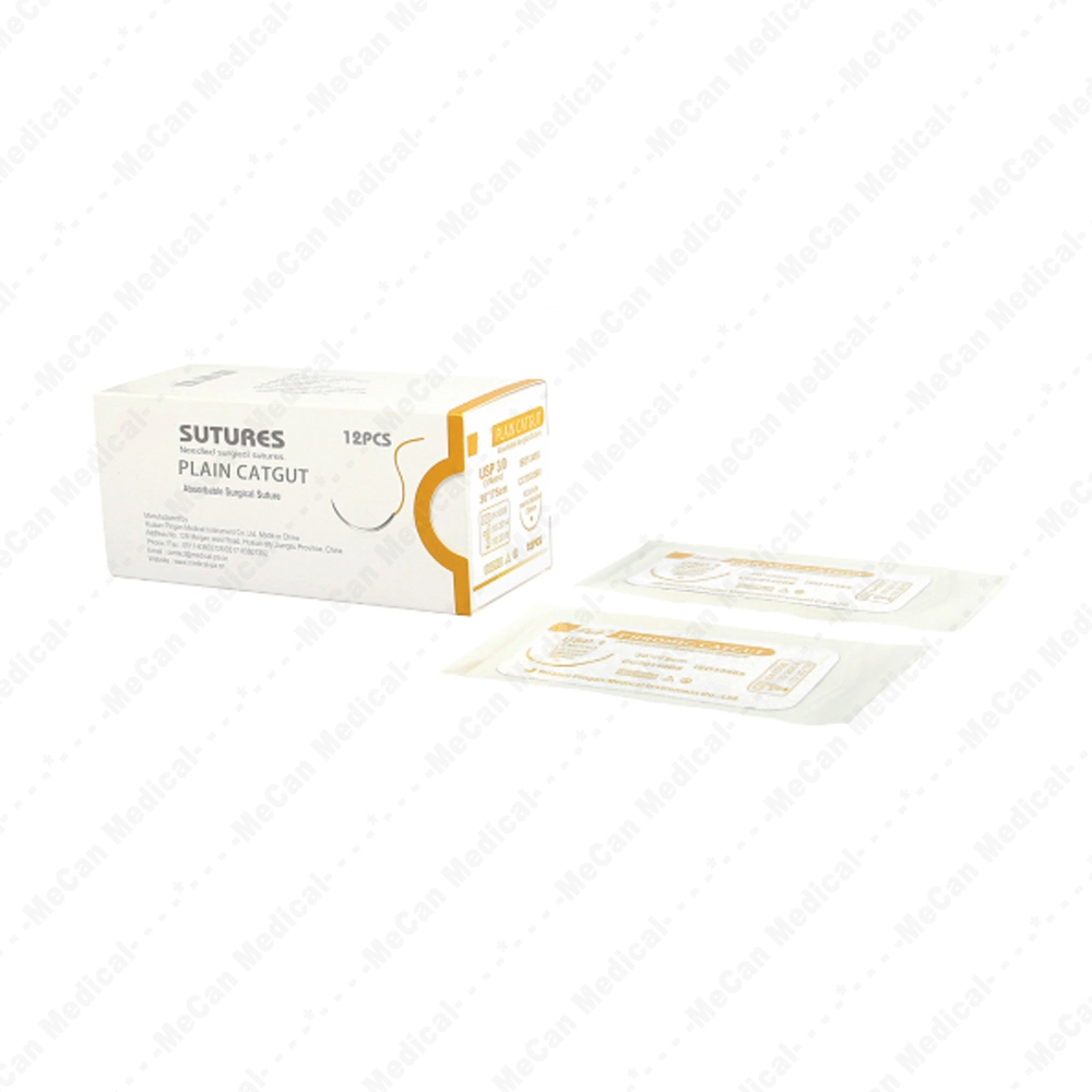 Factory Price Customizable Natural Silk Mecan Ophthalmic Polyglactin 910 Suture Surgical Sutures