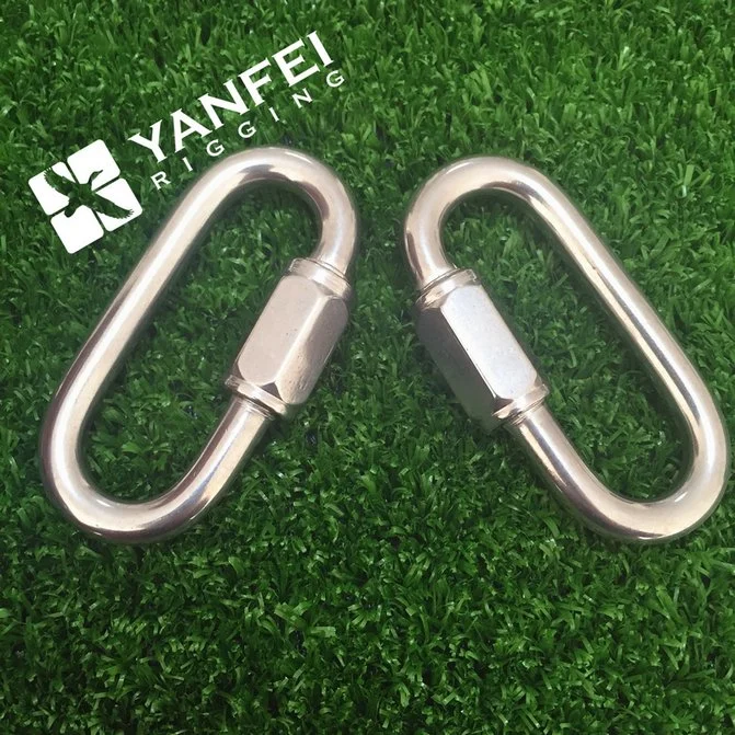 Stainless Steel Oval Quick Link with Screw