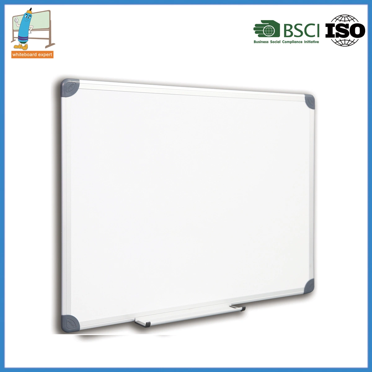 Magnetic Whiteboard/Dry Erase Board, 48 X 36 Inches, Silver Aluminium Frame