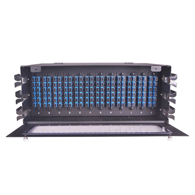 Rack Mounted 4u Fiber Optical 144core ODF Distribution Frame