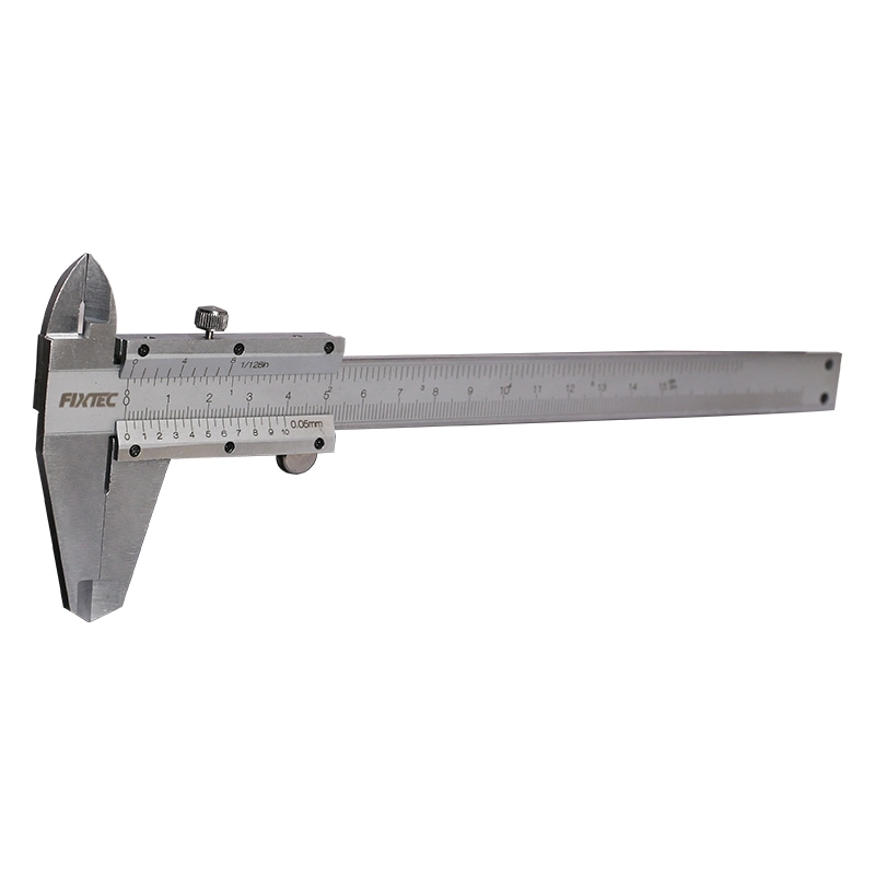 Fixtec High quality/High cost performance Carbon Steel 0-150mm Long Jaw Vernier Caliper Measuring Tool