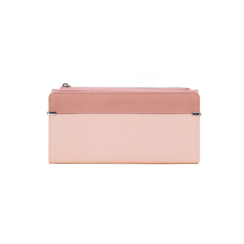 Long Wallet Women's New Matte Leather Clutch Zipper Multi-Function Large-Capacity Wallet Mobile Phone Bag