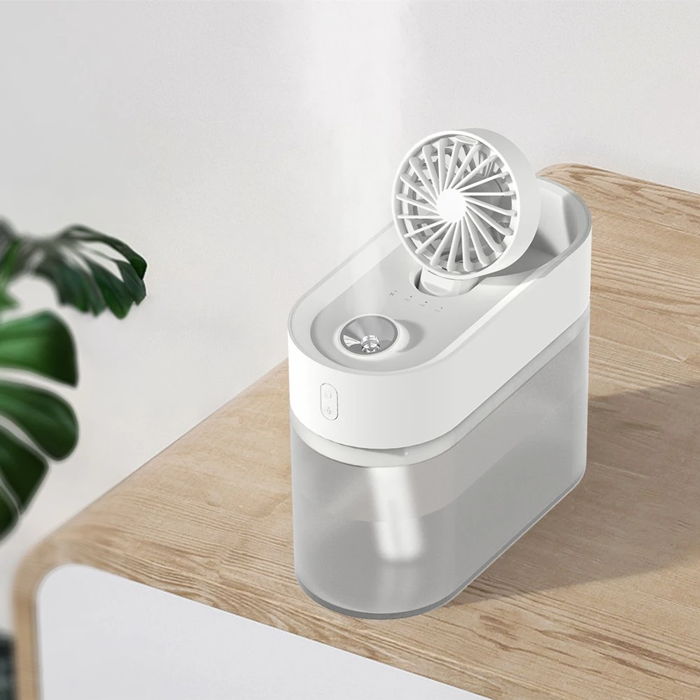 Rechargeable Cool Mist Fan Humidifier Ultrasonic Portable Mini Humidifier