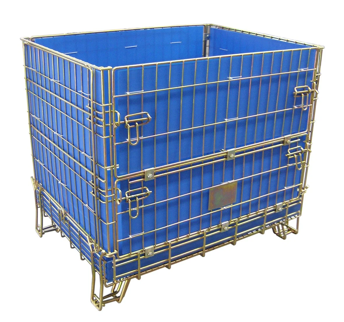 Pet Preform Storage Steel Welded Collapsible Wire Mesh Basket Container