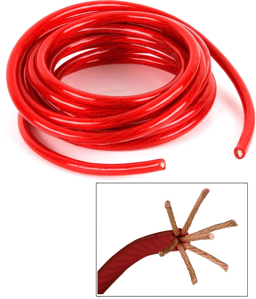 2/0 AWG ، 1/0 AWG كابل سلك الطاقة النحاسية الملونة