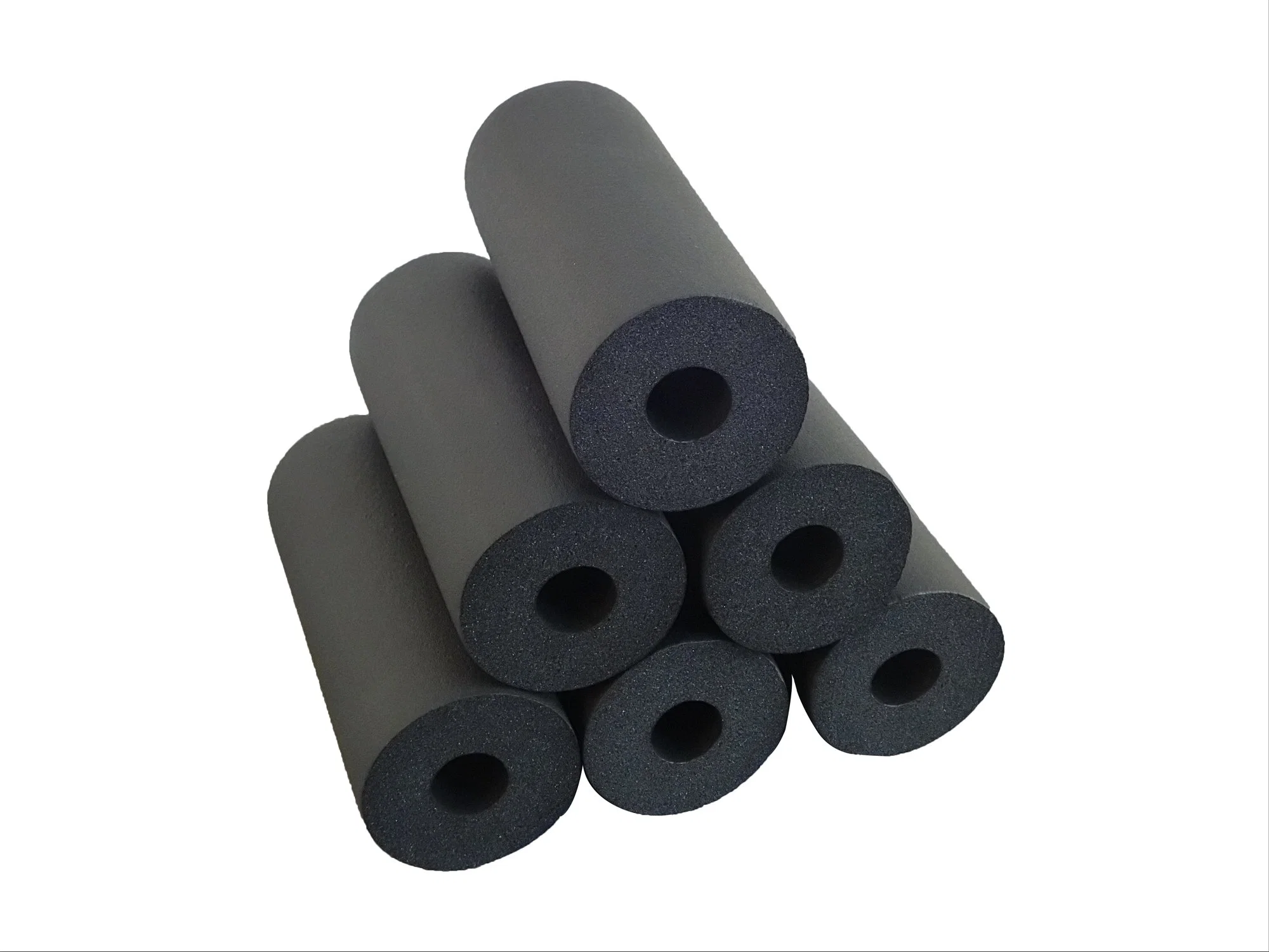 Copper Pipe Insulation 15m, Refrigeration Black Rubber Insulation Pipe with UV Film