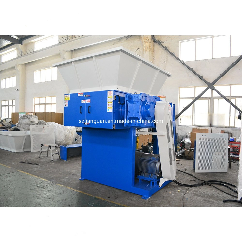 Single Shaft Scrap PP/PE/PVC/ABS/Pet/FRP/PMMA Plastic Lump Shredder for Recycling