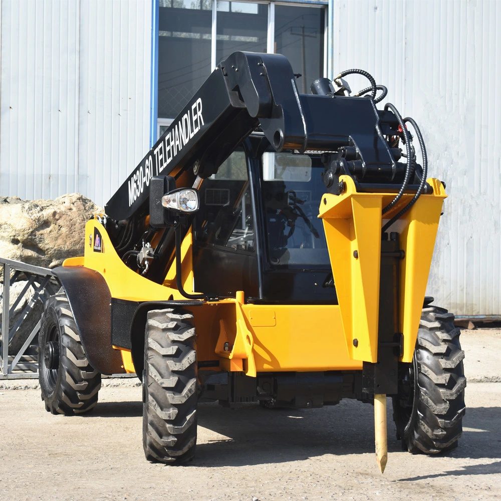 Steel Camel 3ton Telescopic Forklift 4X4 Telehandler with Platform for Sale