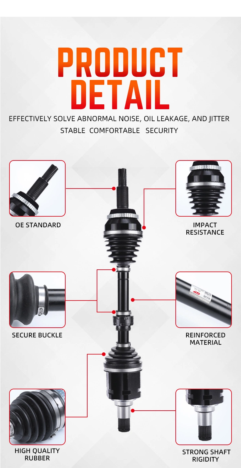 Gjf CV Axle Drive Shaft for Land Rover Discover 3 Range Rover Sport 4.2 4.4 3.6 C-RV015-8h