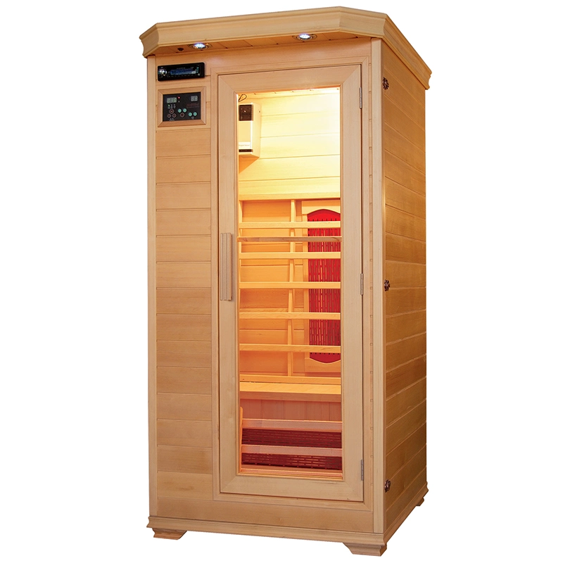 Cuarto de baño de lujo en madera maciza de infrarrojos móviles portátiles Mini Sauna Sauna Sauna ventas fábrica