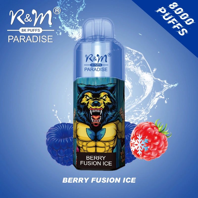 Zbood Personalizar R&amp;M Paradise Liquid Nicotin Geek Bars Hqds Max E Hookah Cargador VAPE