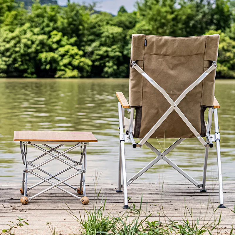 Venta en caliente cómodas sillas plegables de aluminio para camping