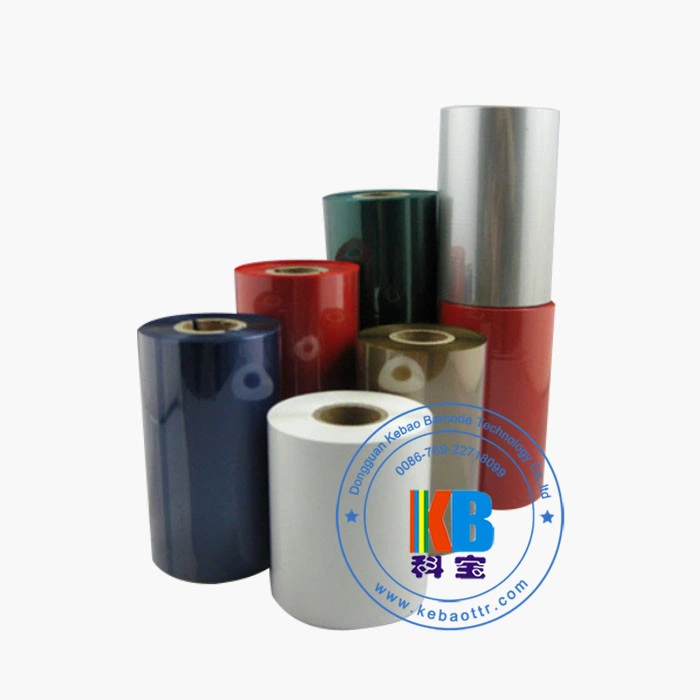 Clothing Transfer Printing White Resin Printer Ribbon TTR Barcode Ribbon