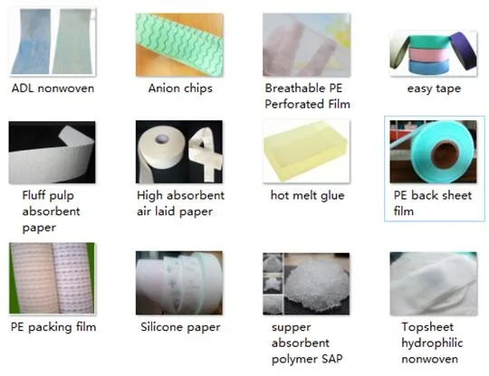 Fluff Pulp Absorbent Paper for Sanitary Napkin