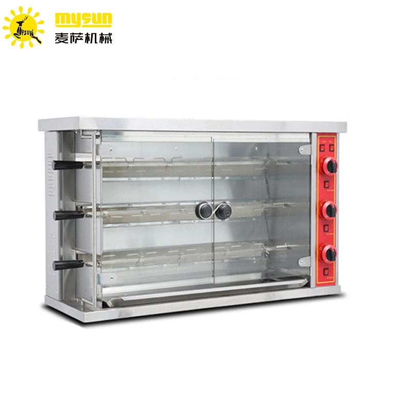 Commercial Large Capacity Gas 9 Layers Rotisserie Machine for Sale