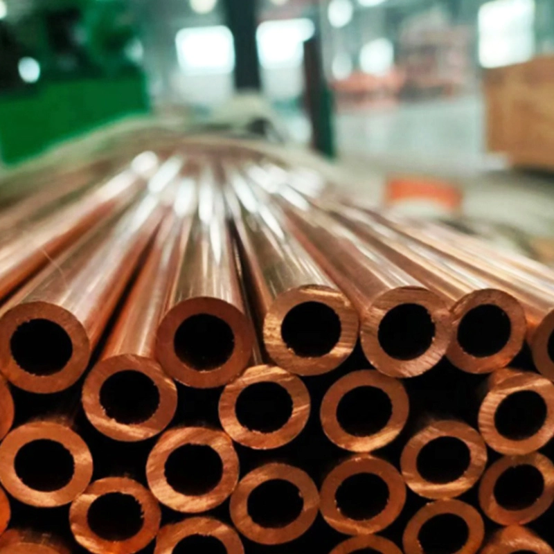 Copper Pipe / Copper Tube High Quality Seamless 1/4", 3/8", 5/16", 3/4" Coil Pipe / Copper Tube T2/Tp2/H62/H65 Large Diameter Copper Pipe/Brass Pipe Price