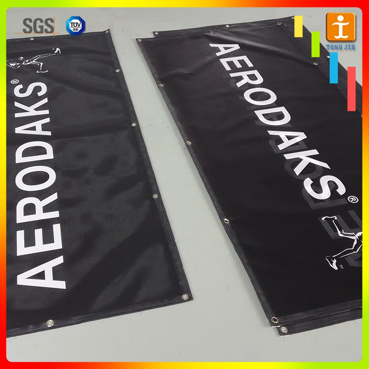 Faixas em malha PVC vinil para impressão personalizada da Fence no exterior (TJ-04)