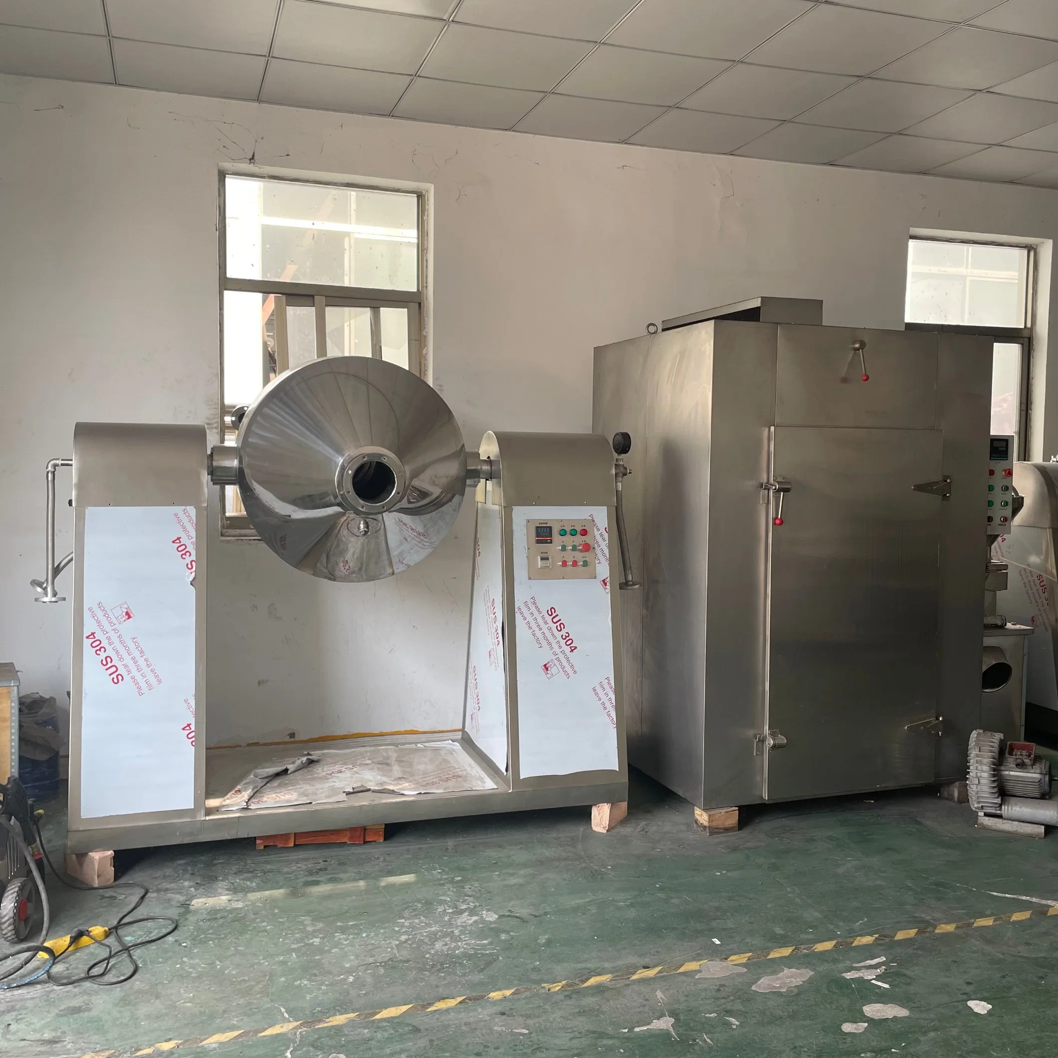 Szh-500 Series Horizontal Double Cone Rotary Mixing Equipment for Food Additive, Soy Fiber, Chinese Herbal Medicine Powder