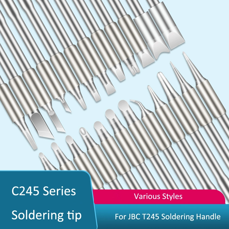 C245-907 Soldering Bit C245 Series Chisel Tip Cartridge for T245-a, T245-PA and T245-Na Soldering Irons