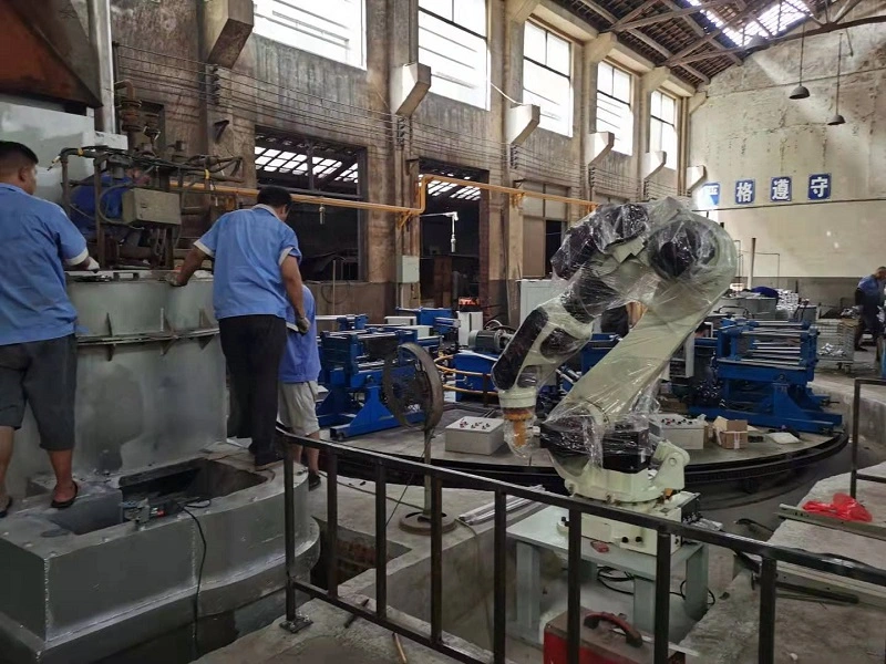 Auto Brake Master Cylinder Gravity Casting Production Line with Robot Pouring