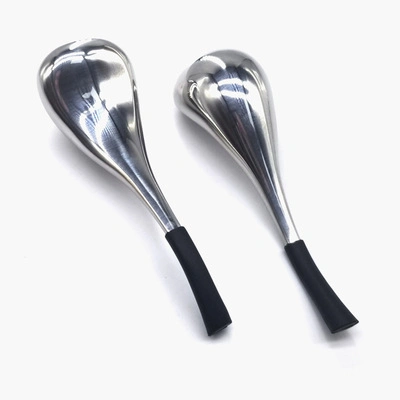 New Style Spoon Shape High-Borosilicate Glass or Stainless Steel Facial Ice Globes