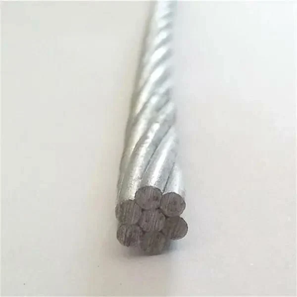 Galvanized Steel Wire ASTM a 475 Class B Stay Wire Cable De Acero 3/8 PARA Retenda, Diametro 1/4, 5/16 Hollow Core Steel Cable/Wire Rope/PC Strand 6mm Stainless