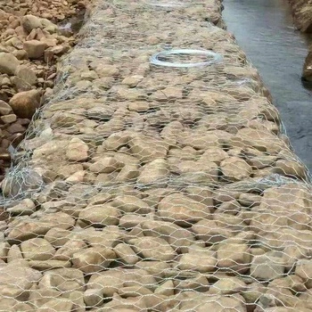 Painéis de malha de arame de parede resistentes a temperaturas elevadas e baratas Para Gabion Box