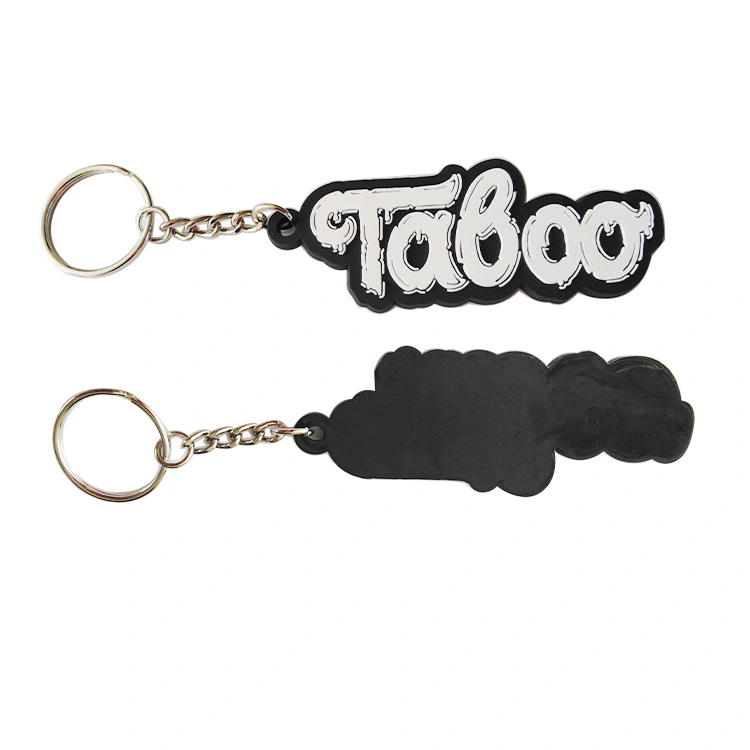 Custom Soft Touch PVC Key Ring, Multi Color