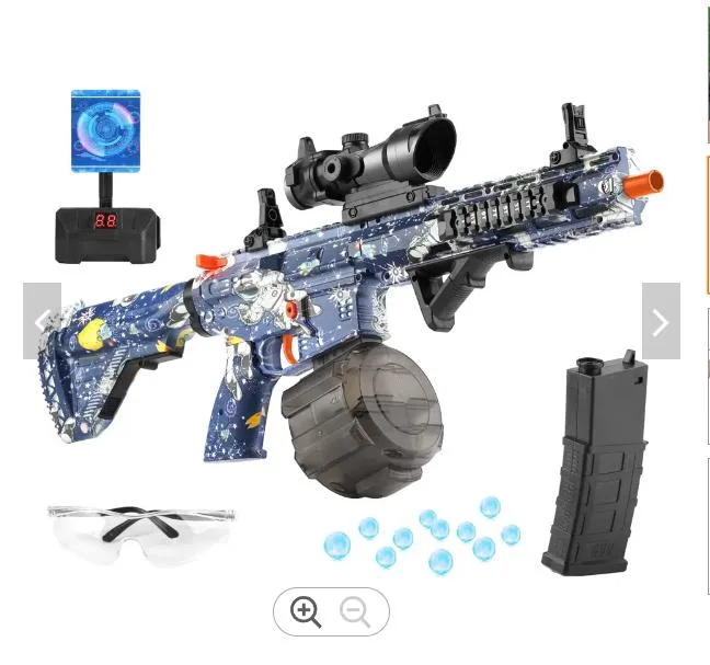 2023 Gel Blaster Gun M4a1 M416 Gel Ball Blaster Gun Ak47 Vector V2 HK416 Automatic ABS Blaster Metal Toy Water Gun