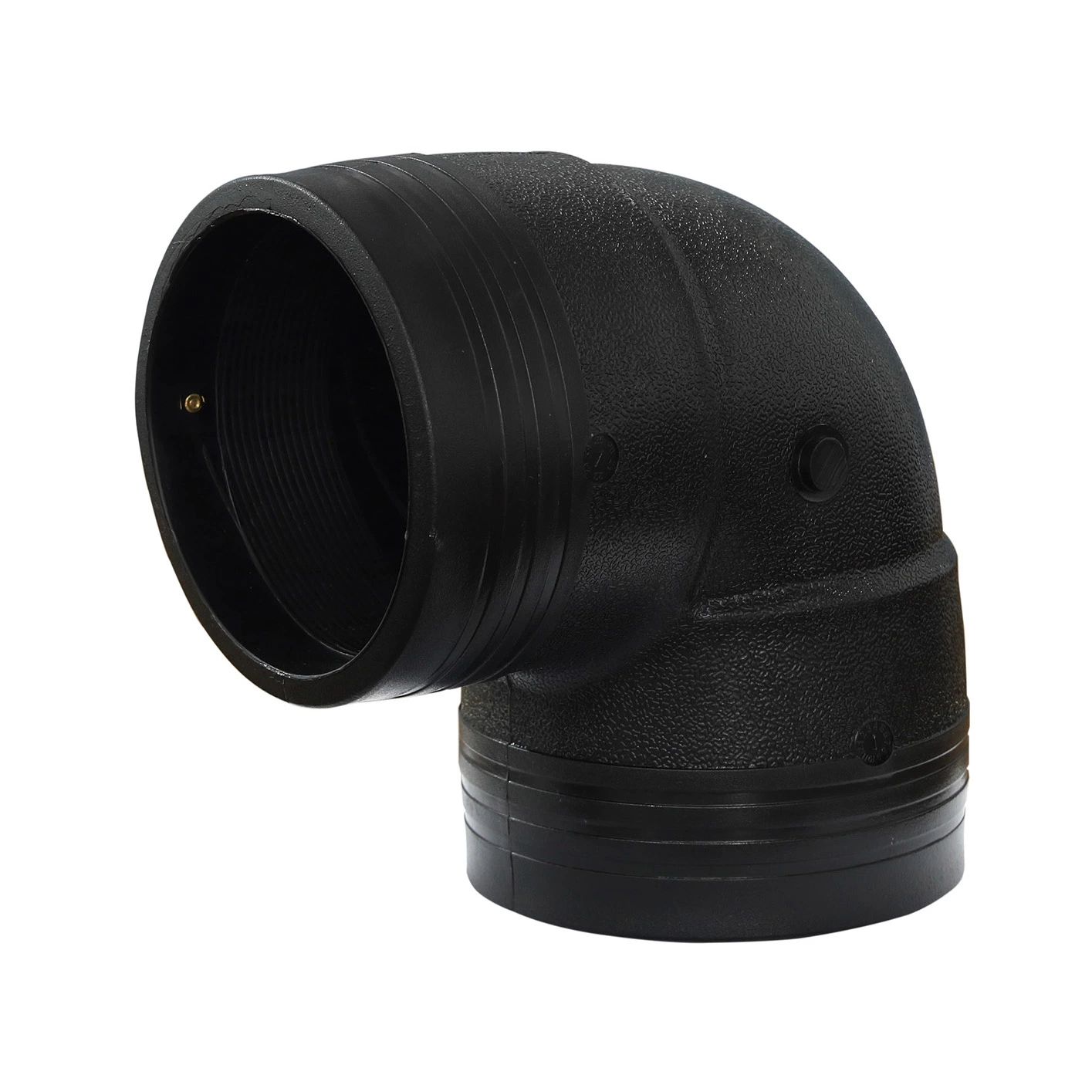 HDPE Electrofusion 90los codos adaptadores/Negro SDR11 PN16/Accesorios racores de conexión del tubo de acoplamiento/Electrofusion PE100/precio de fábrica