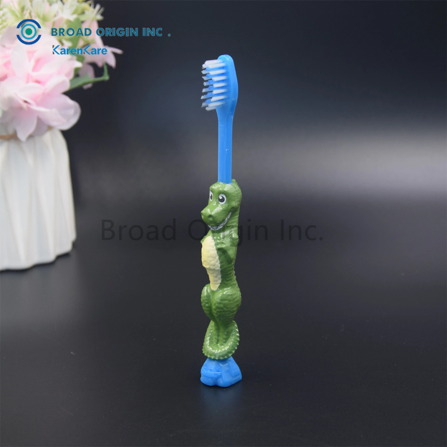 DuPont caractère Crocodile brosse à dents à poils doux brosse à dents pour les enfants Baby Care