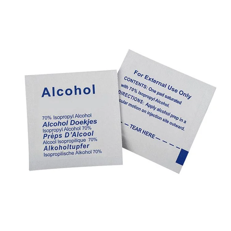 Single Pack Disinfectant Hand Sanitising 70% Alcohol Wet Wipes